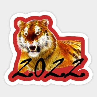Chinese New Year of the Tiger Sticker